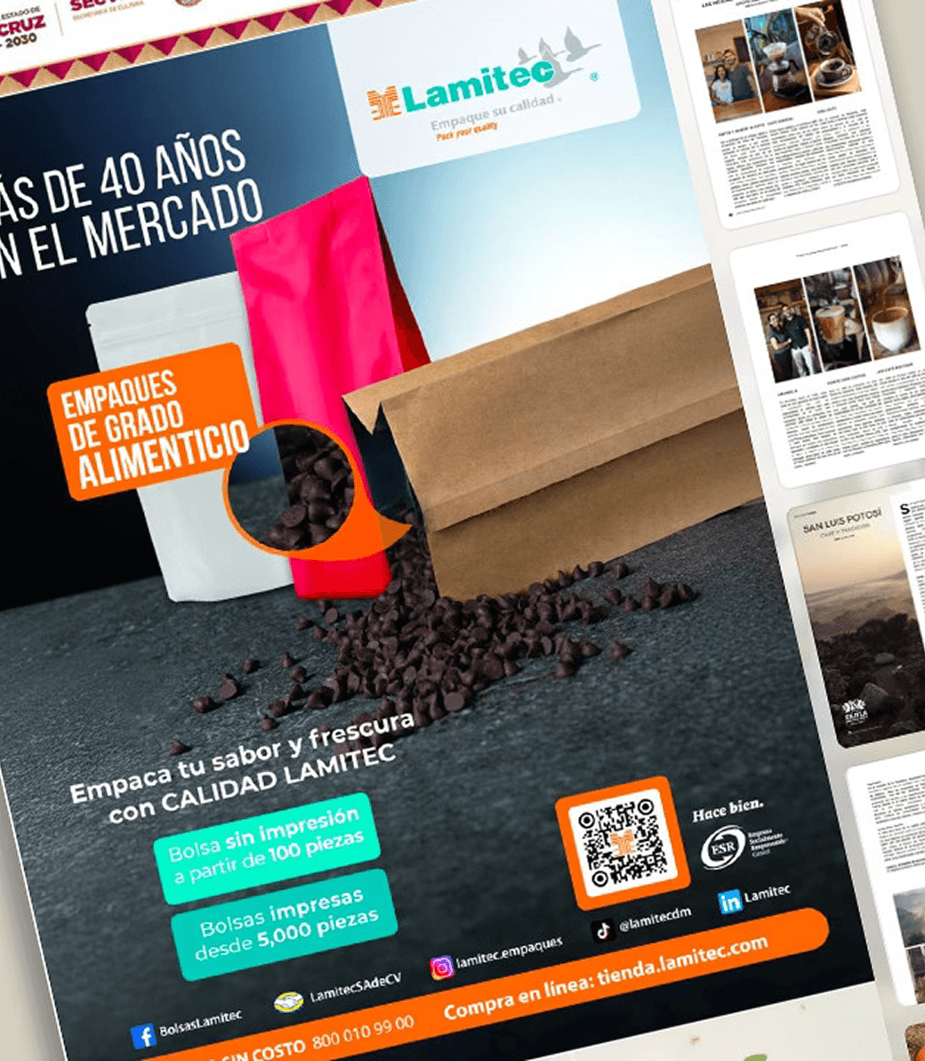 Diseño gráfico para Lamitec